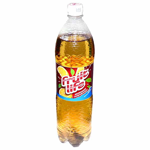 Fruit Life газированный напиток лимонад 1.5 л.